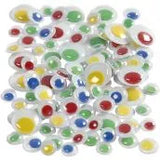 Googly Eyes Peel & Stick Pack (Round Colored)