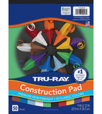 Tru-Ray® Premium Construction Paper Pad (Classic Colors)