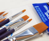 Pebeo Artist Synthetic Paint Brushes Set (Flat)