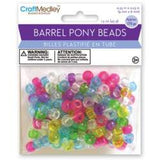 Craft Medley Barrel Pony Beads