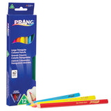 Prang® Large Triangular Colored Pencils