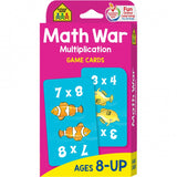 School Zone - Math War Multiplication Game Cards