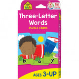 School Zone - Three-Letter Words Puzzle Cards