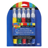Scribbles® 3D Fabric Paint Pens - Primary Colors (5pc)