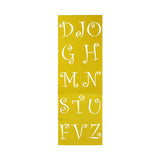 Delta Creative Squiggle Alphabet Stencil Set