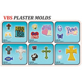 Sandtastik® Plaster Molds 18-Character Theme Set
