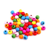 Colored Wood Beads